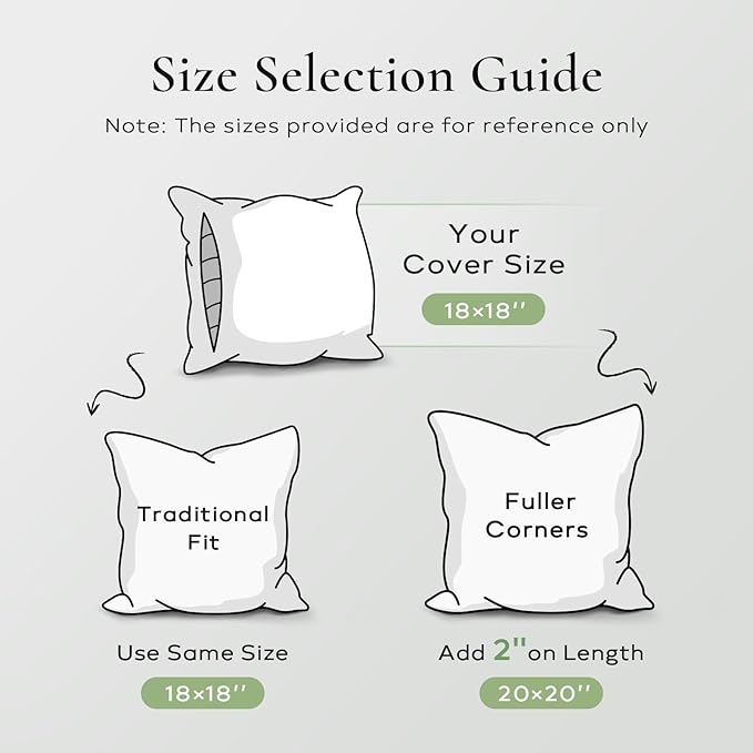 Throw Pillow Inserts (Pack of 2, 20 x 26 Inches, White) - Hypoallergenic 100% Virgin Fiber Lumbar Pillow Form Microfiber Throw Pillows for Bed and Couch Pillows | Indoor Decorative Pillow