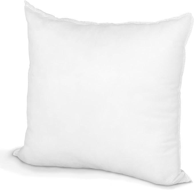 Hometex Throw Pillow Insert 12" x 12" Polyester Filled Standard Cover