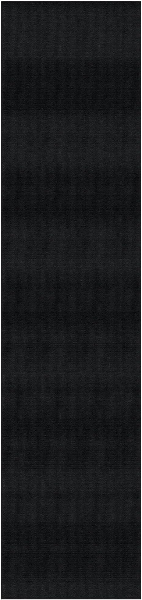 EARTHALL Extra Long Runner Rug 3x16 Ft Washable Runners for Hallways Cotton Non Slip Entryway Runner Braided Kitchen Runner Indoor Outdoor Carpet Runners for Hotels, Hall, Stair, Black