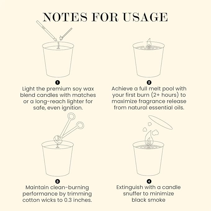 M&SENSE Natural Soy Candle| Bamboo Stream | 5.3 oz | Minimalist Christmas Scented Candle for Relaxation, Gifting, Home Décor | for Bedroom, Office, Party Small