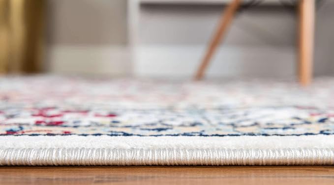 Unique Loom Narenj Collection Area Rug - Bristol (10' x 13' Rectangle, Ivory/ Beige)
