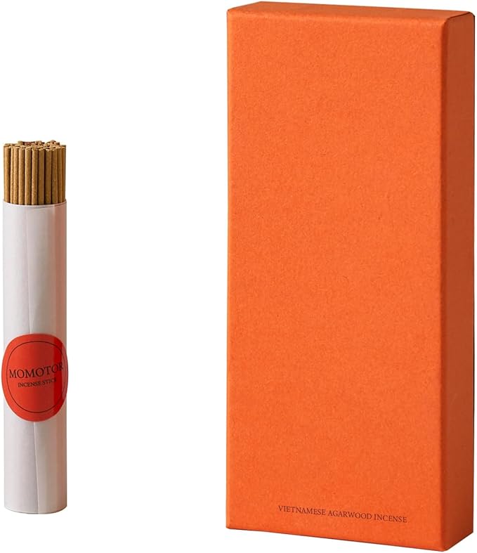 Vietnamese Agarwood Incense Sticks – 120 Natural Incense Sticks for Spiritual and Meditation Use, Air Purification