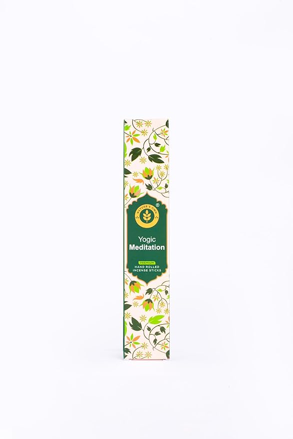 Incense Sticks Gift Pack – 6 Fragrances x 20 Sticks Each, Hand Rolled Insents with Incense Holder – Nag Champa Spiritual Healing Yogic Meditation Mountain Rose Reiki Chakra 7 Chakras
