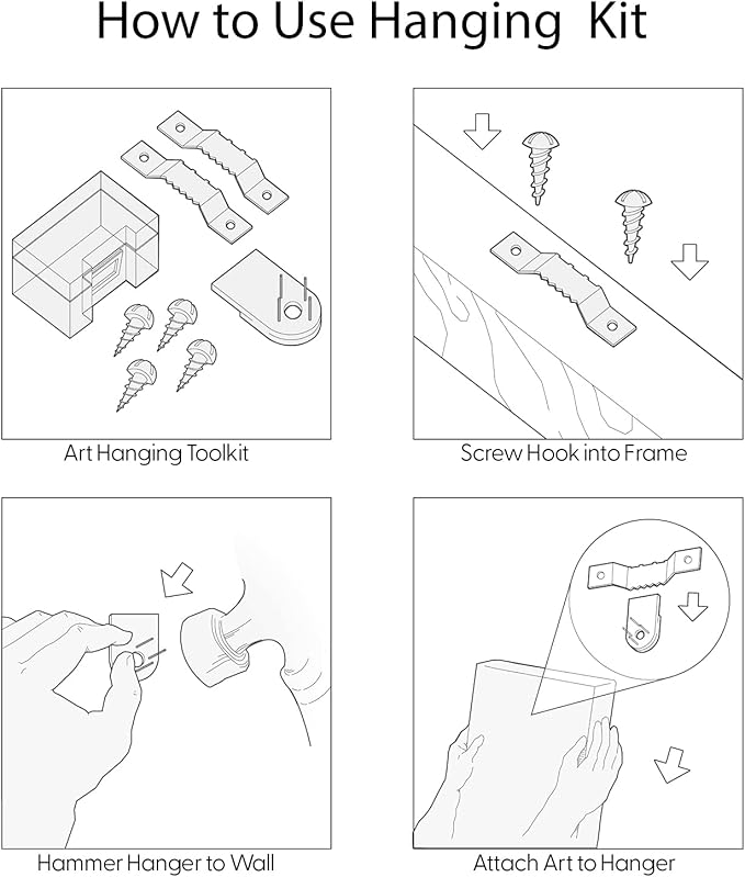 SIGNWIN Framed Canvas Print Wall Art Set Abstract Geometric Neutral Beige and White Illustrations Modern Art Decorative Rustic Calm/Zen for Living Room, Bedroom, Office - 16"x24"x3 Natural