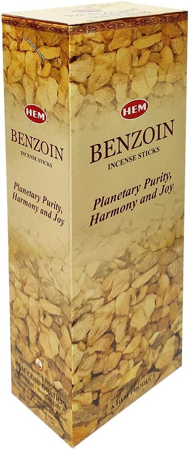 Benzoin Incense Sticks and Incense Stick Holder Bundle Insence Insense Hem Incense Sticks