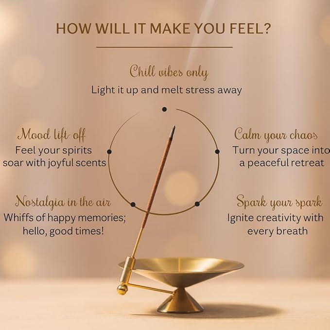 Carnatia Daily Rituals Incense Sticks Set – Coffee & Chamomile Scents for Morning Energy & Evening Relaxation | 100% Natural, Handcrafted Incense for Daily Wellness & Mindful Moments