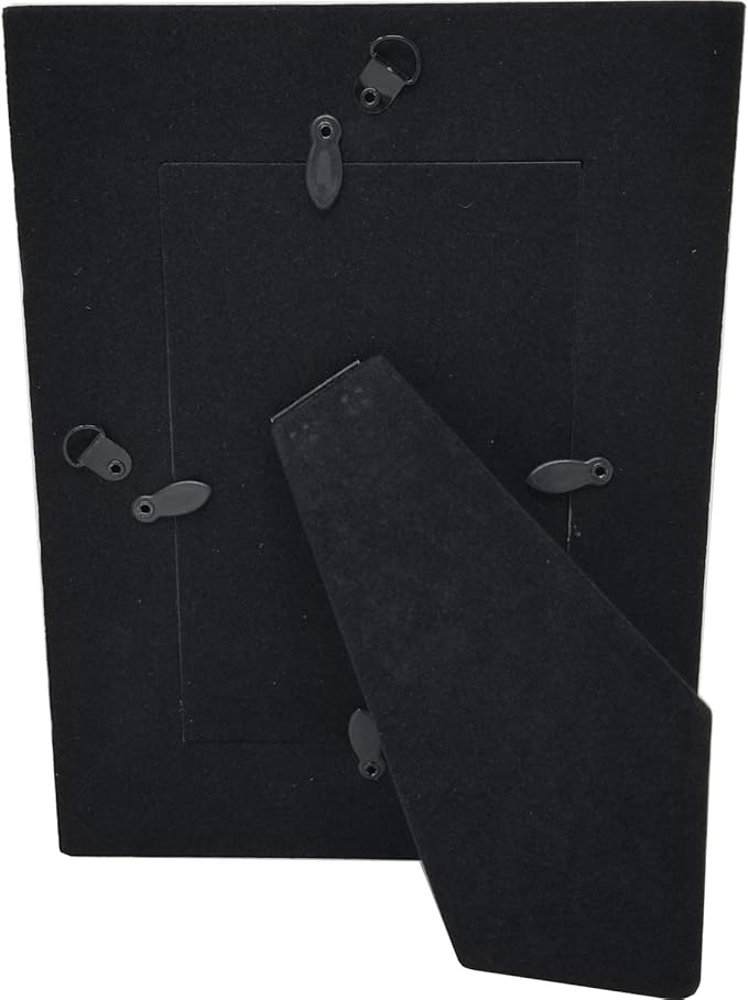 CustomGiftsNow Personalized Add Your Custom Text Engraved Leatherette Faux Leather Hanging/Tabletop Personalized Group Family Photo Picture Frame (Rustic, 4x6-inch Vertical)