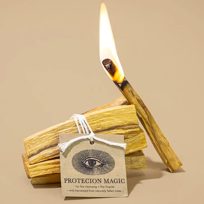 Anima Mundi Apothecary Palo Santo Wood Bundle - Fragrant Incense Sticks - Wildcrafted & Sustainably Sourced Holy Sticks - Burning Wood Incense