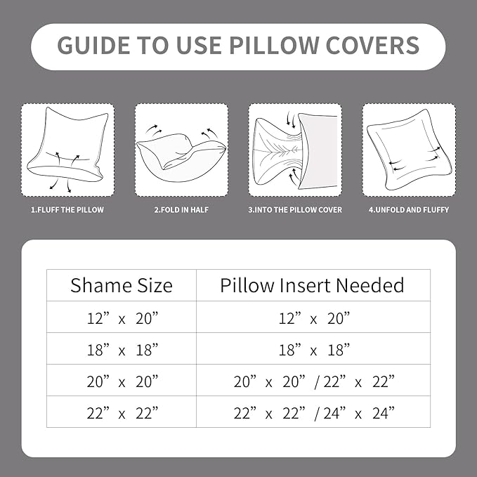 Velvet Throw Pillow Covers(Pack of Two, Dark Grey) 20×20 Inch Decorative Pillows Cover Neutral Soft Chenille Couch Pillows with Zipper Aesthetic for Living Room and Bedroom