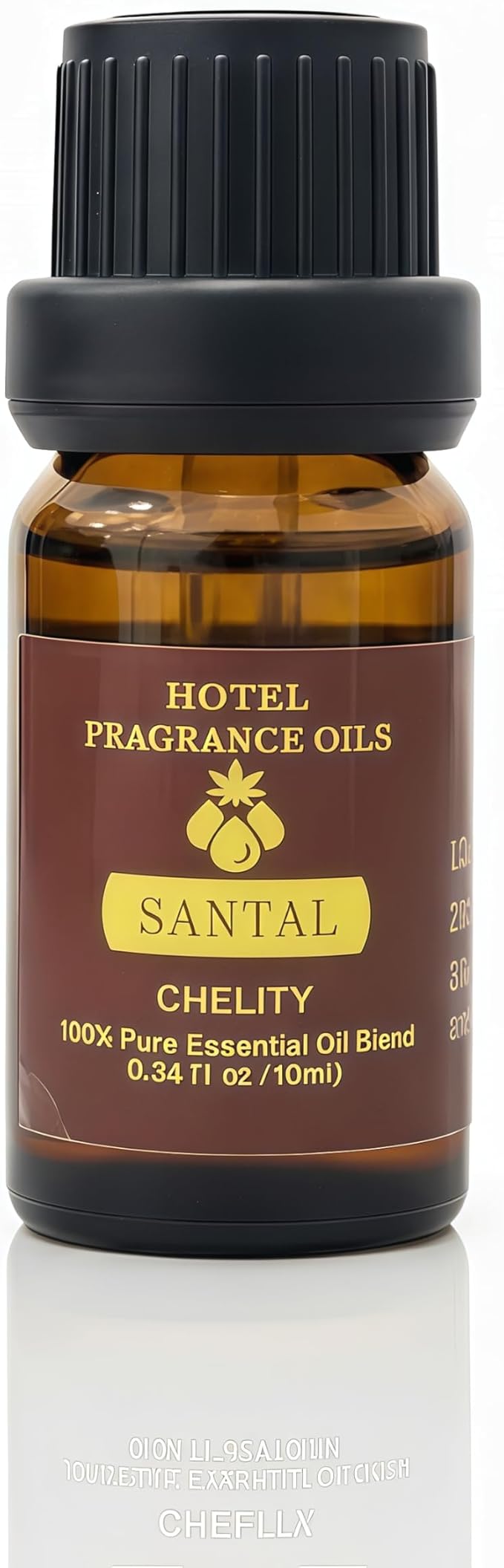 Hotel Collection Diffuser Oil,My Way,Santal,Dubai,Baccarat Rouge,Dream ON Aromatherapy Essential Oils for Diffusers for Home,Waterless Essential Oil Diffuser (10ml) (Santal)