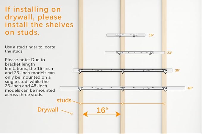 BAYKA Floating Shelves, 48 inches Long Wall Mounted Rustic Wood Shelves for Bathroom, Bedroom, Living Room, Kitchen, Office, Hanging Shelf for Books/Storage/Decor(Rustic Brown,Set of 2)