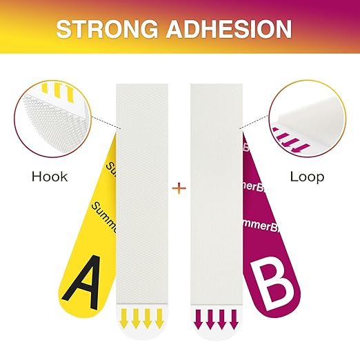 Picture Hanging Strips Heavy Duty XL 20 Pairs/40Strips, Damage Free Hanging Picture Hangers, Removable Adhesive Hook and Loop Wall Strips, Frame Stickers No Nails for Home Decor Wall Posters