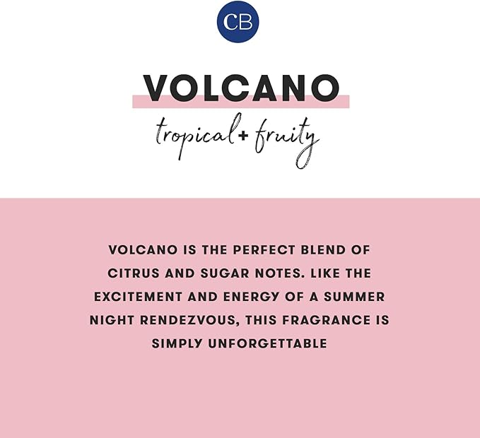 Capri Blue Volcano Scented Candles - Luxury Glass Jar Candles for Home Scented with Tropical Fruit & Sugared Citrus - Soy Wax Blend - Capri Blue Volcano - Bubblegum Color (19 oz)