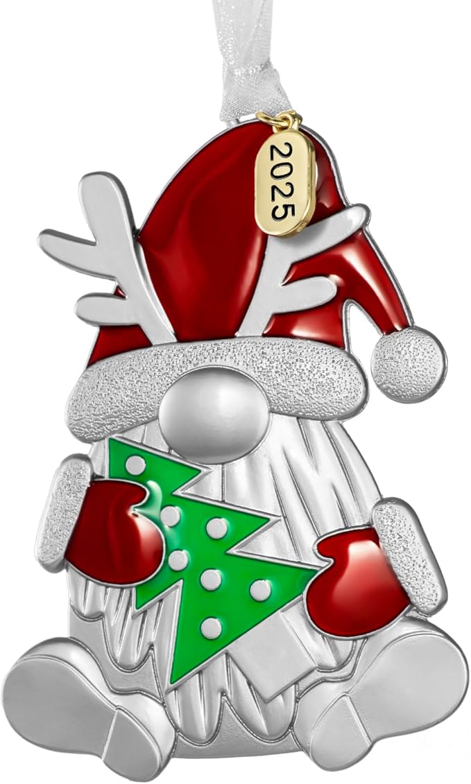 Laraine Christmas Tree Ornaments – 2025 Hanging Decorative Pendant of Tree Car Charm Holiday Keepsake Gift Home Decor (Gnome (2025))