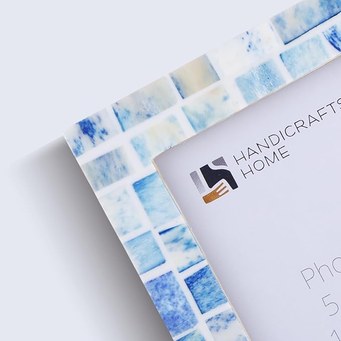 Picture Frames Indigo Pattern Bone Inlay Collection in 26 Sizes