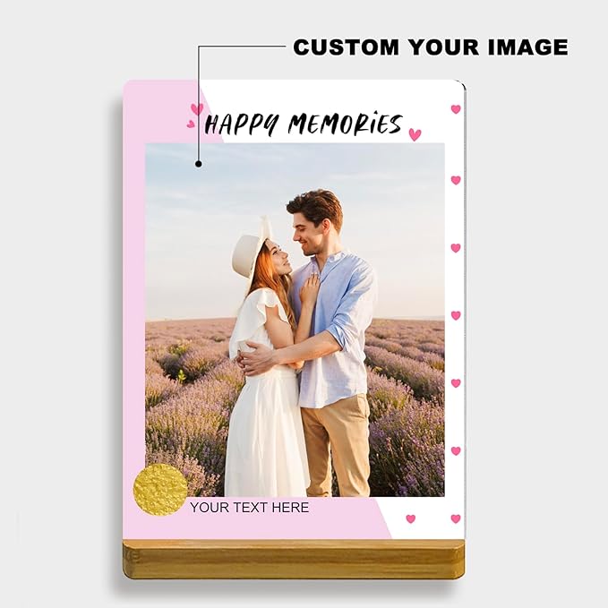Custom Style Custom Metal Photo Prints,Customize Your own Picture Frame,Personalized Metal Picture Gift for Family and Lovers