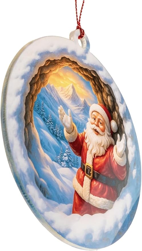 Santa Claus Ornaments for Christmas Tree, Funny Santa Ornament, Christmas Ornaments 2025, Holiday Party Gifts, Festive Ornament for Tree Decorations, Cute Santa Holiday Ornaments