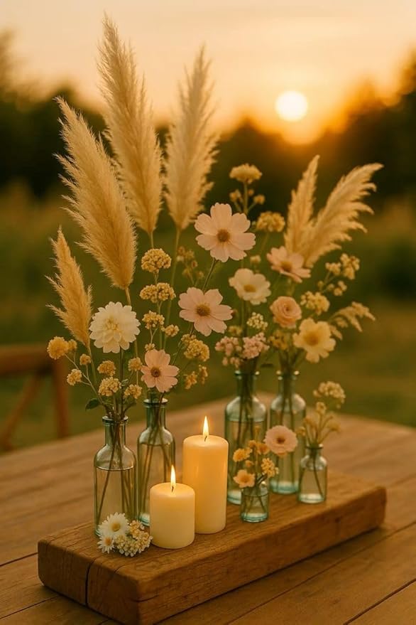 CW Studio 4 Pack 2.8x4 Inch Ivory Unscented Pillar Candles – Long 44 Hour Burn, Smokeless & Dripless – Premium Wax with Cotton Wick – Perfect for Weddings, Events, Home, Rustic & Elegant Décor