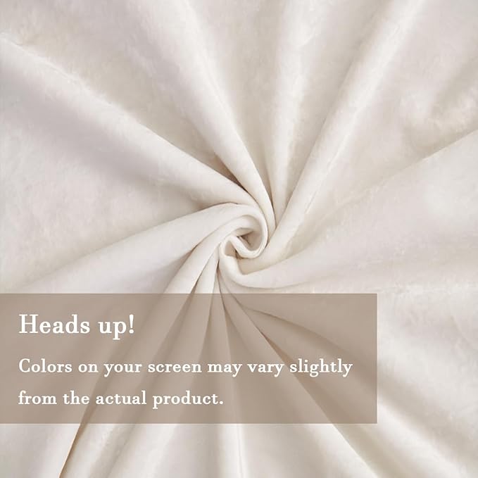 Velvet Pillow Covers 2 Pack Soft 26x26 Pillow Covers Solid Square Euro Shams Decorative Couch Pillow Cases with Wide Border for Sofa Bed Home Decor,White