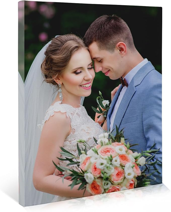 CanvasChamp Custom Canvas Prints with your Photos - Personalized Framed Wall Art for Home & Office Decor (16" W x 24" H x 0.5" D)