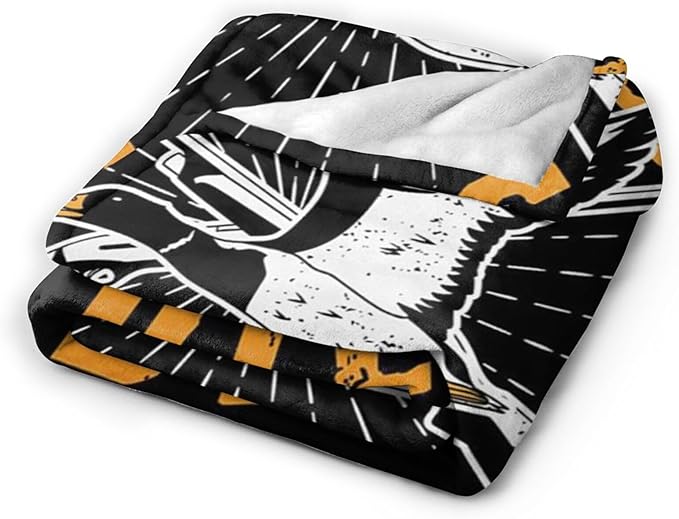 Tijuboni Duck Hunting Throw Blanket Goose Hunting Gifts for Men Women Boys Girls Adults Kids Soft Flannel Fleece Blanket for Couch Sofa Bed Home Decor 60"x80"