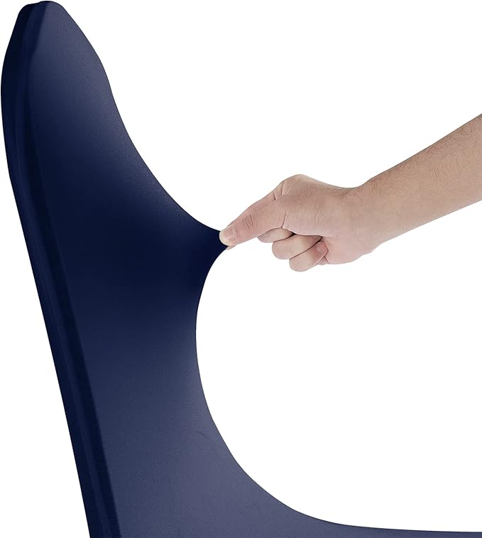 SuperO Waterproof Spandex Chair Cover 25PCS, Stretch Dining Chair Covers, Polyester Outdoor Chair Covers, Protector Stretch Chair Cover for Party Universal, Banquet, Wedding Event, Hotel(Navy)
