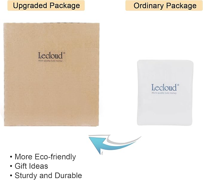 Lecloud Cream Sheer Curtains 54 Inch Length 2 Panels, Voile Airy Curtains for Bedroom Windows, Light Filtering Elegant Tulle Window Treatments with Dual Rod Pocket, Each Panel 42 X 54 Inch