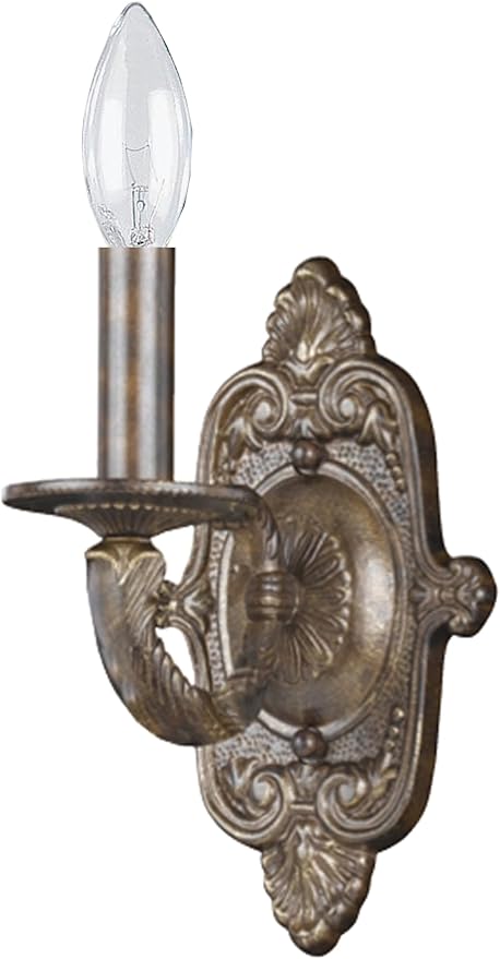 Crystorama Paris Market 1 Light Venetian Bronze Sconce