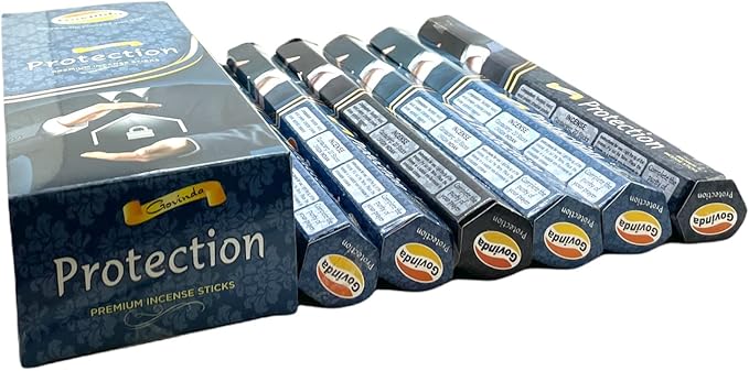 Govinda Incense - 120 Incense Sticks, Premium Incense, Masala Coated (Protection)