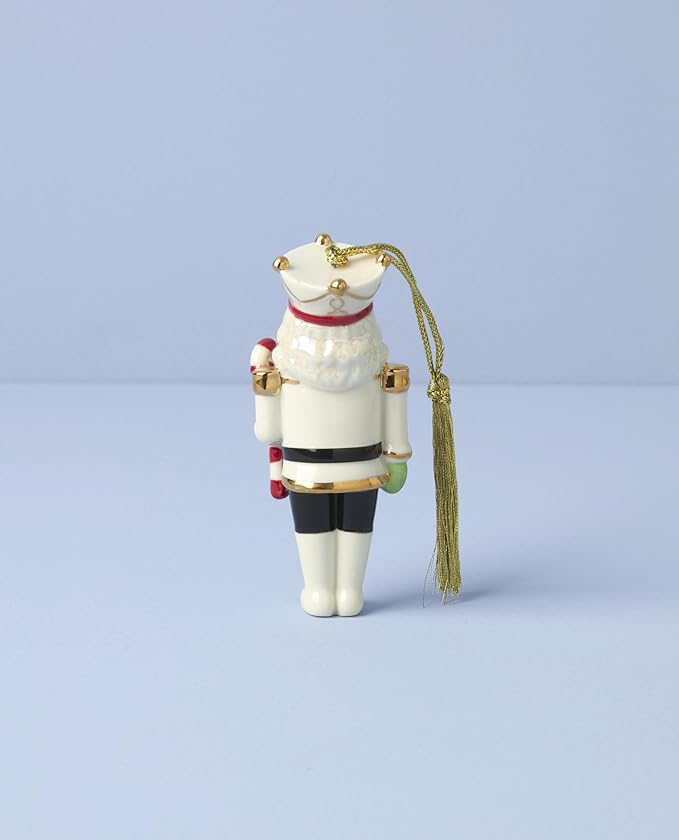 Lenox 897138 Holiday Accent Nutcracker Ornament, Christmas, Decorations