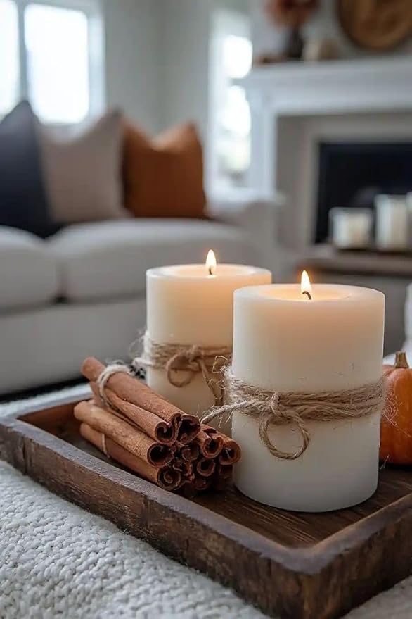 CW Studio 3 Pack 2.8x4 Inch White Unscented Pillar Candles-Long 44 Hour Burn, Smokeless & Dripless – Premium Wax with Cotton Wick – Perfect for Weddings, Events, Home, Bathroom, Rustic & Elegant Décor