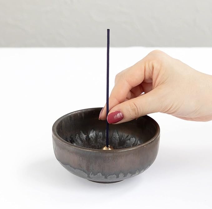 Asayu Japan Low Smoke Incense Sticks - Zen Set (Japanese Garden + Wagiku Chrysanthemum), 40gr (Each Scent 20g), for Yoga, Zen Meditation and Relaxation - Smokeless for Less Irritation