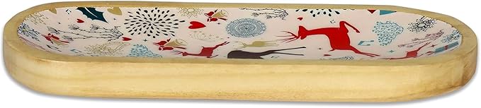 Yajna Traditional-Handmade Incense-Stick-and-Cones-Holder Incense-Burner-ash-Catcher-Stand Wooden-Tray-Holder (Celebration)