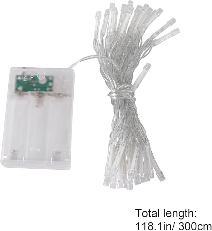 4Pcs Warm Copper Wire String Lights for Christmas Wedding Party Decoration Fairy Light Strings for Home Garden Patio Safe and Energy Efficient