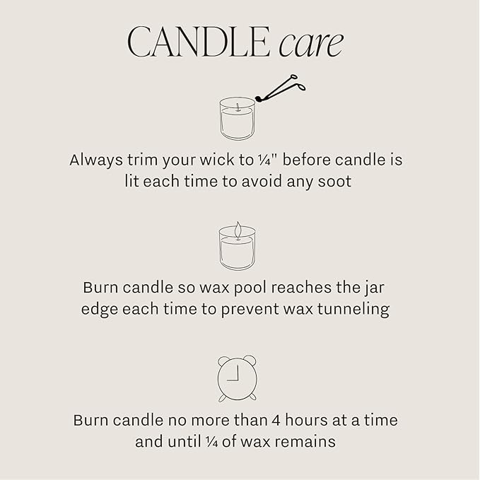 Sweet Water Decor Fall Candle - Calming Candles for Home Scented Soy Wax - Hand Poured Apple, Orange & Cinnamon Scented Candle Decor - Clear Jar Candle 40 Hours Long Lasting Burn for Relaxation - 9oz