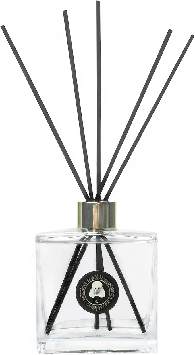 Rainier’s Gifts Reed Diffuser Set (Exotic Bamboo) - Scented Oil Diffuser Sticks - Home Fragrance Aromatherapy Air Freshener 6.5 fl oz