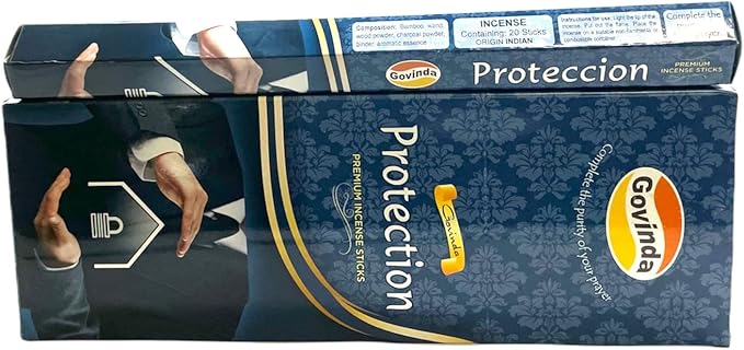 Govinda Incense - 120 Incense Sticks, Premium Incense, Masala Coated (Protection)