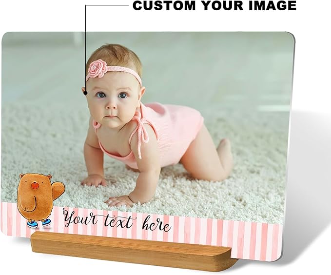 Custom Style Custom Metal Photo Prints,Customize Your own Picture Frame,Personalized Metal Picture Gift for Family and Lovers