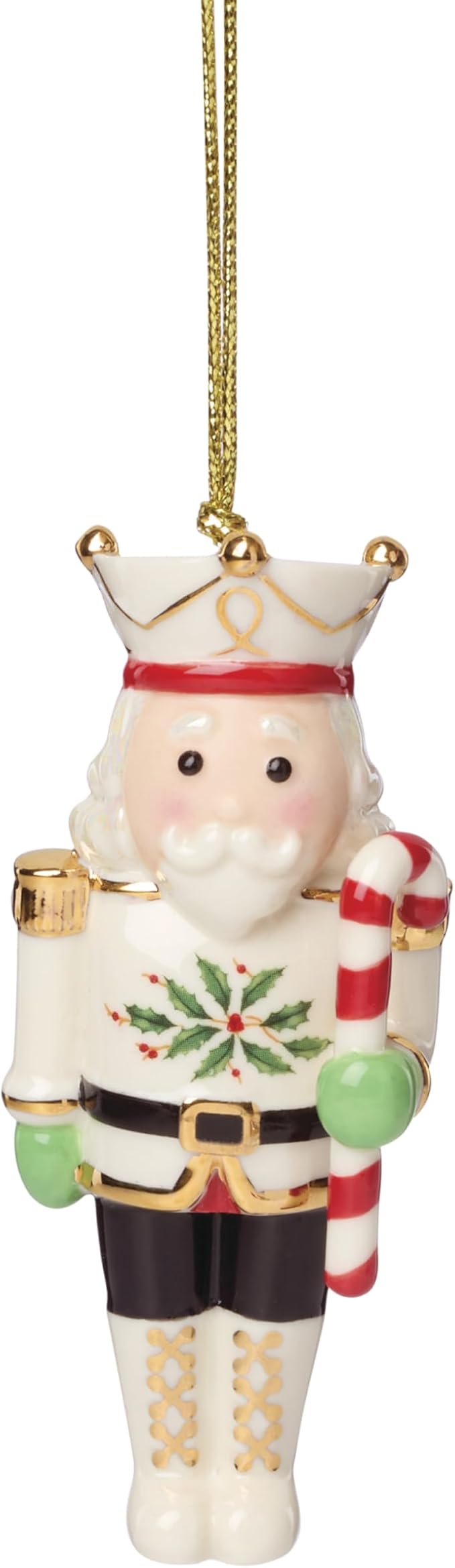 Lenox 897138 Holiday Accent Nutcracker Ornament, Christmas, Decorations
