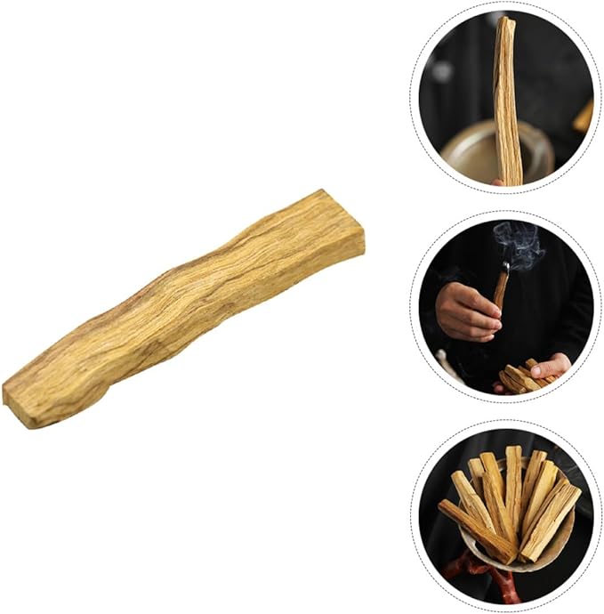Palo Santo Incense Sticks 3pcs Natural Wooden Smudging Sticks Purifying Healing Meditation for Clearing and Relaxation Home Fragrance