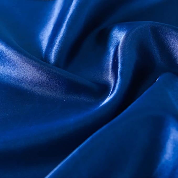 15 Pack Royal Blue Table Runners, Satin Table Runner 12x108 Inches Long, Silk and Smooth Fabric Table Runner for Wedding, Parties, Banquets, Events Decoration