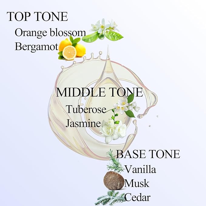 My Way Essential Oil Inspired by Luxury Hotel for Diffusers, Pure Diffuser Oil, Lemon, Tuberose and Vanilla, Home Luxury Scent - 30ML
