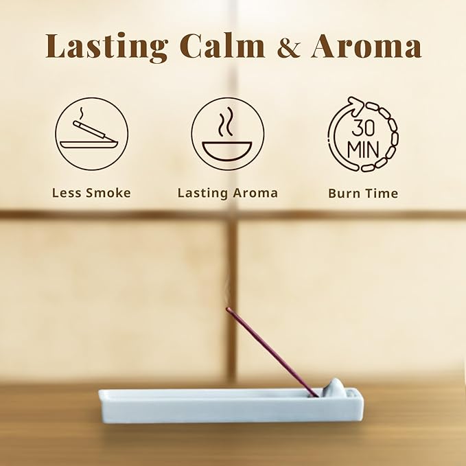 Hasegawa 永遠の今 | Hasegawa Original Low Smoke Japanese Incense Sticks | Agarwood & Sandalwood Blend | No Synthetic Fragrances (Mini, A Blend Agarwood & Sandalwood)
