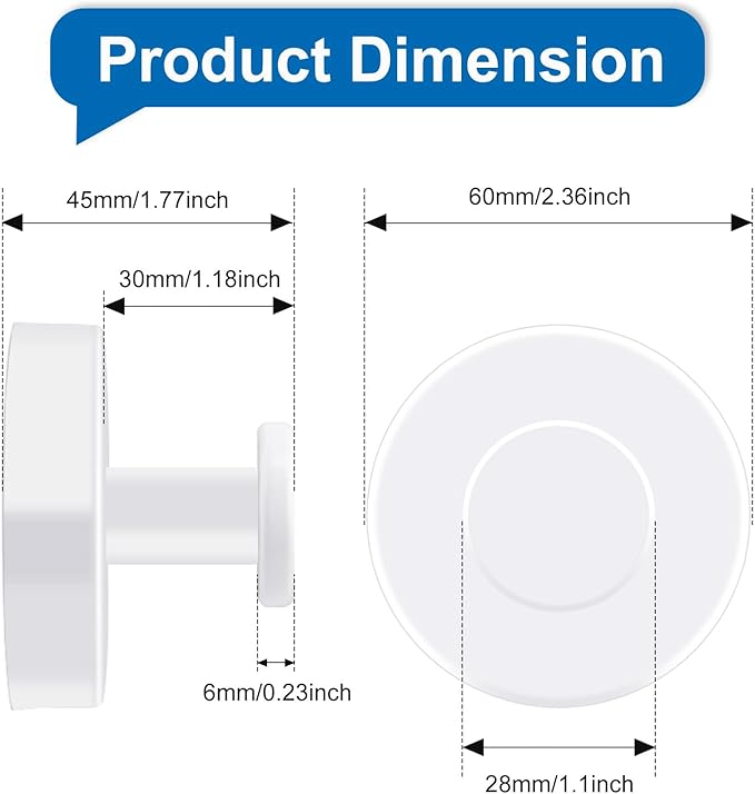 Suction Cup Hooks for Towels Robes, Heavy Duty Bathroom Shower Hooks Stainless Steel, No Drill on Smooth Wall,Glass,Mirror, Tile in Bedroom Kitchen to Hang Swimsuit Washcloths (4, White)