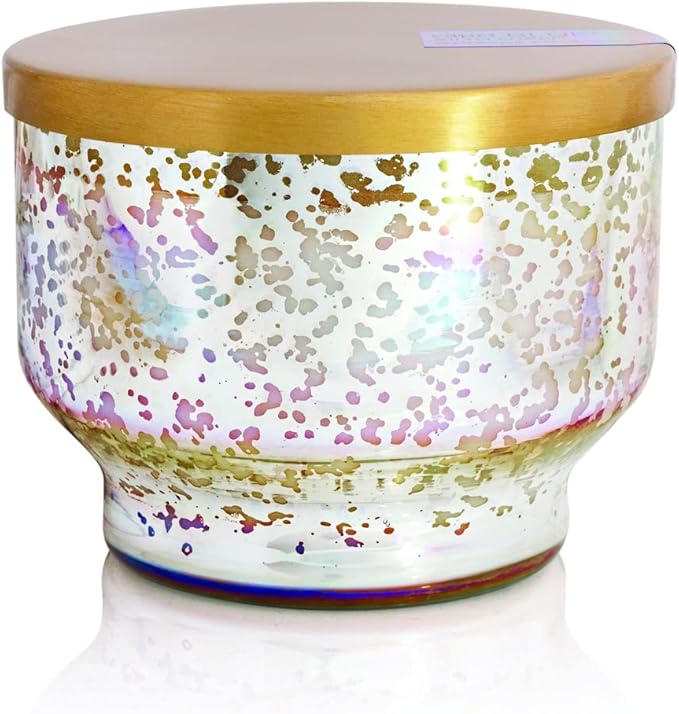 Capri Blue Havana Vanilla Scented Candles for Home - Mercury Iridescent Inverted Jar Candles - Housewarming Gifts for Women & Men - Long Burning Soy Wax Blend - Capri Blue Havana Vanilla (10 oz)