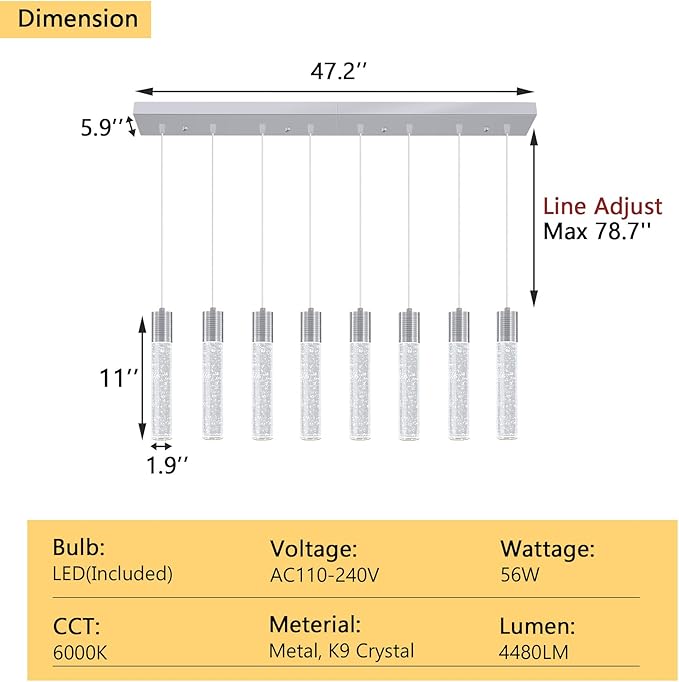 Modern Crystal Chandeliers LED Flush Mount Ceiling Chandeliers for Living Room High Ceiling Entrance Foyer Lobby Bedroom Gold