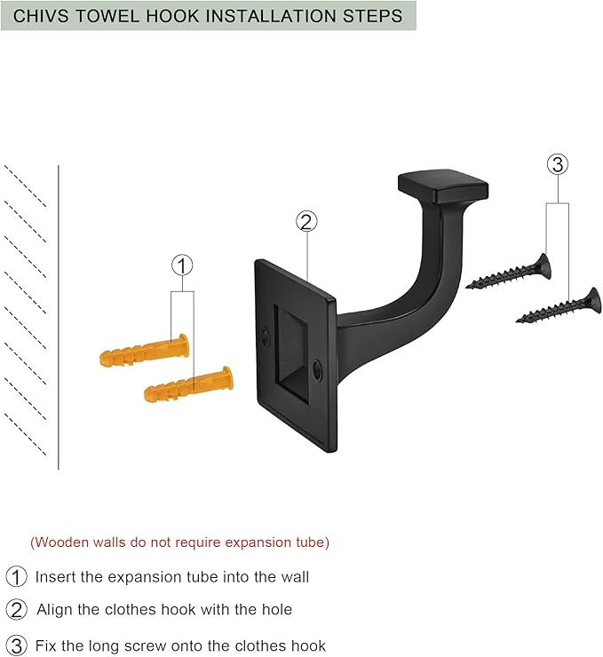 SAILING 5 Pack Coat Hooks - Champagne Bronze Robe Hooks Decorative Wall Hooks for Bathroom Bedroom Kitchen Towel Robe Clothes Cabinet Closet Bathroom Hardware