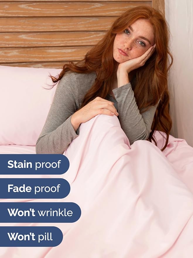 Extra Deep King Sheet Set - 6 Piece Breathable and Cooling Sheets - Hotel Luxury Bed Sheets Set - Easy Fit - Soft, Wrinkle Free and Comfy Sheets Set - Lavender Pink Sheet Set with Extra Deep Pockets