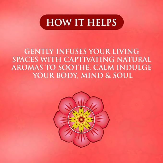 SPA CEYLON Cardamom Rose Aromaveda Incense Sticks | Luxurious Aromatherapy Scented Sticks | Home Fragrance | 30 Sticks