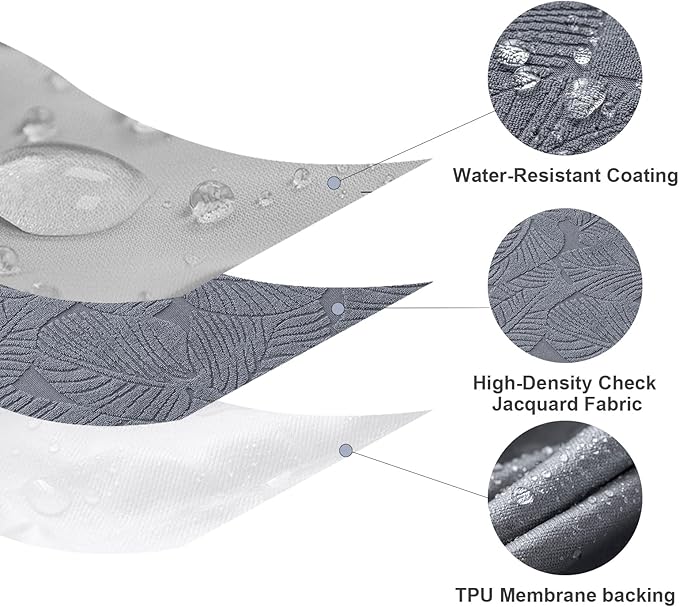 Waterproof Chair Seat Cover for Dining Room-Stretchy Washable Chair Seat Covers Set of 4-Kitchen Chair Seat Slipcovers Protector for Home Restaurant Banquet (Dark Gray,Large)